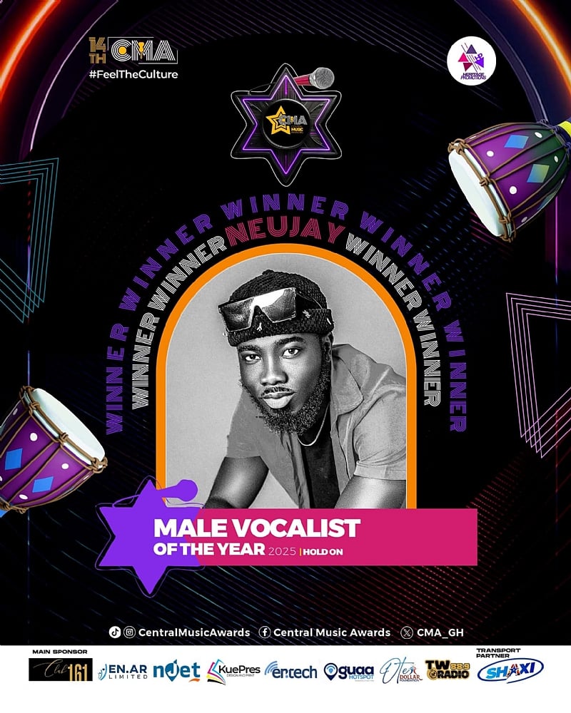 Neujay emerges top vocalist at Central Music Awards 2025