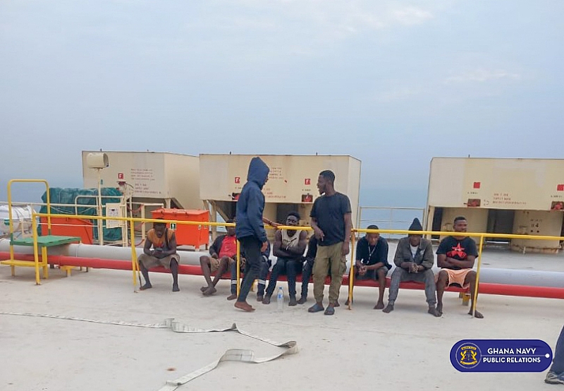 Ghana Navy arrests 10 Nigerian stowaways aboard Panamanian Vessel off ...