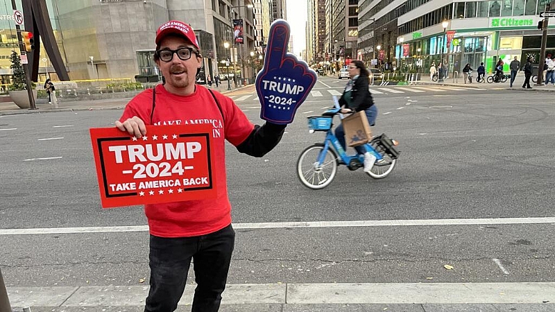 Trump fans hit Democratic stronghold Philadelphia on eve of US ...