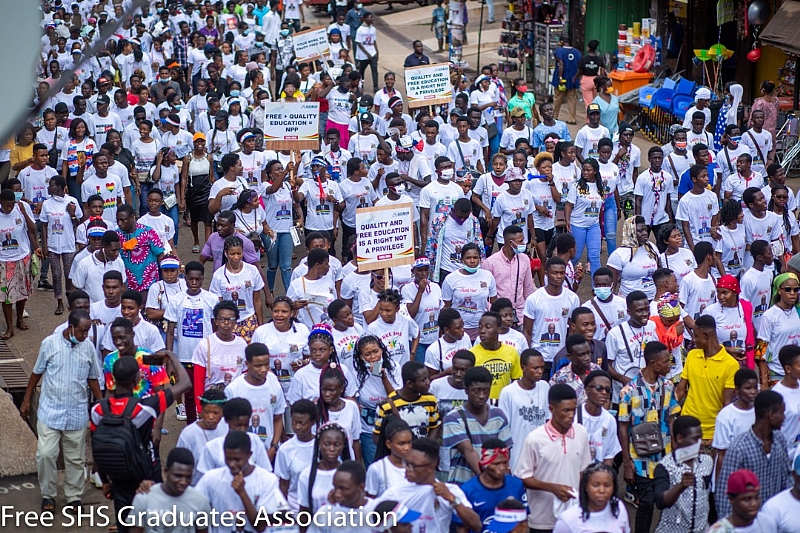 Free SHS Graduates Association extol Chief Patron, Dennis Kwakwa and Napo