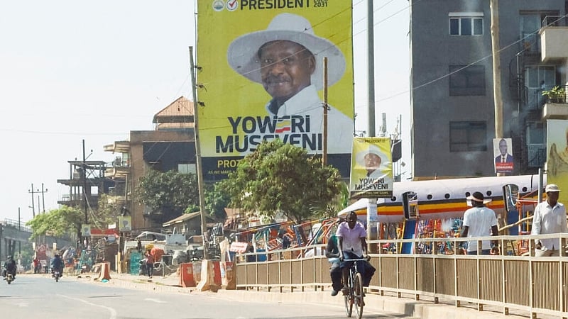 Ugandan opposition leader Bobi Wine under house arrest as Mu...