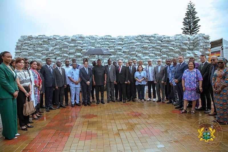 President Mahama donates GH₵10million worth of relief items to Jamaica, Cuba, and Sudan