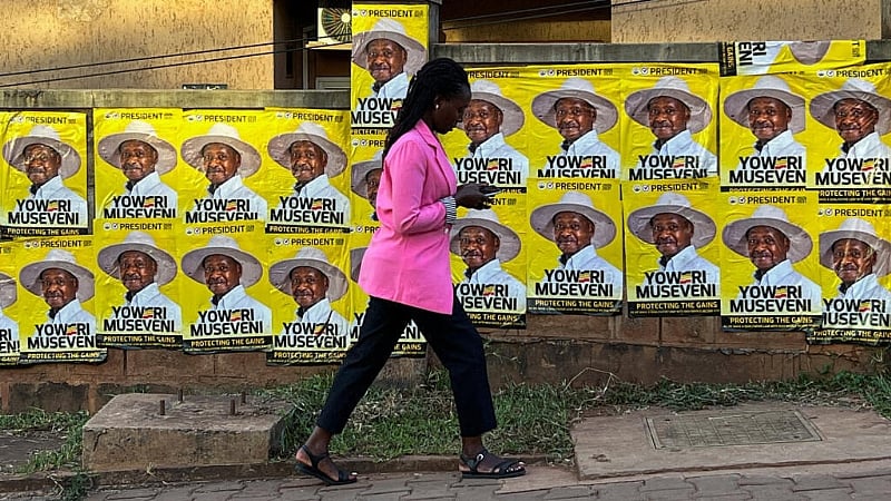 Ugandan president re-elected for 7th time as observers decry intimidation