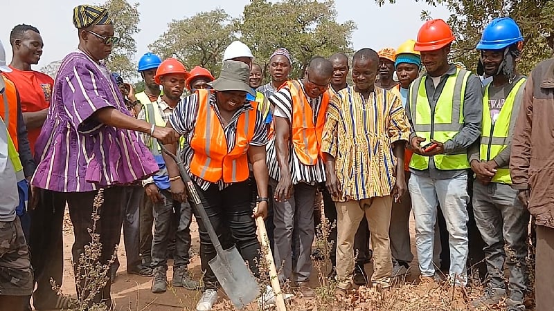 Nadowli Kaleo: DCE Breaks Ground for Gbankor Astroturf Construction