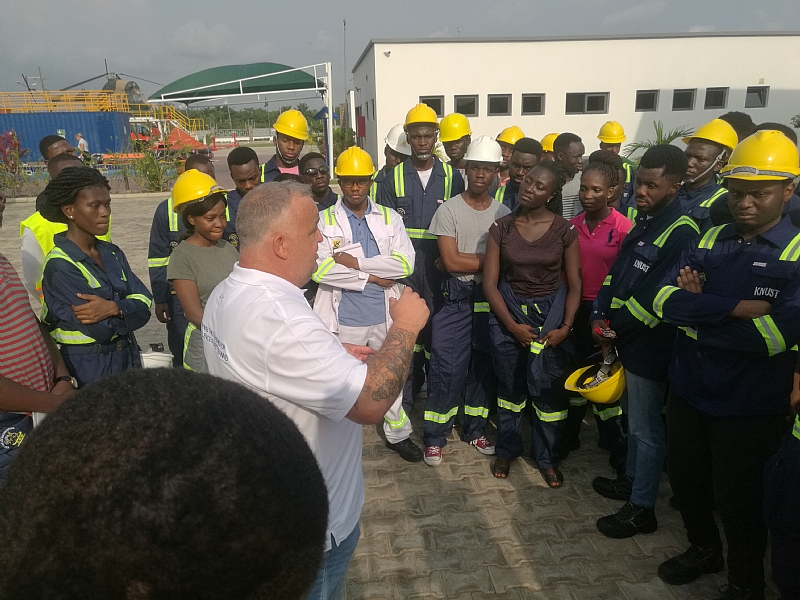 Rigworld Training Centre Hosts KNUST Petroleum Engineering Students