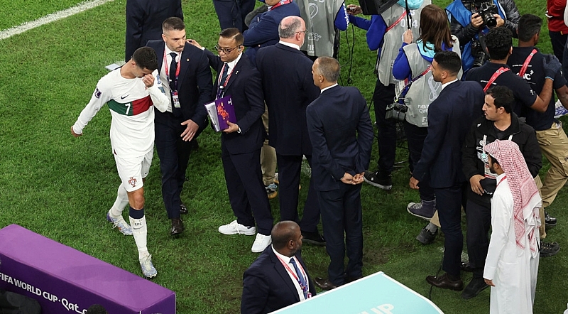 Tearful Ronaldo the lasting image of Portugal World Cup debacle