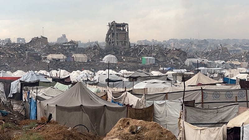 Nearly 795,000 Displaced Palestinians at Flood Risk after Storm Byron Makes Landfall in Gaza