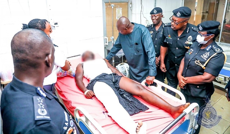 IGP promotes police officer shot during shootout with Caprice armed robbers