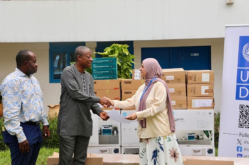 UNDP Ghana Supports Forestry Commission with ICT Equipment to Strengthen HIA