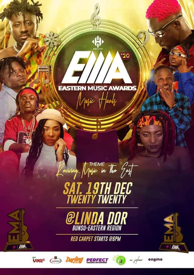 Amerado, Bosom P Yung, AK Songstress others to perform at Eastern Music Awards - Vimarsana News