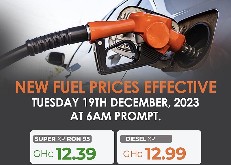 Goil And Shell Reduce Petrol Prices To GH¢12.39, Diesel To GH¢12.99