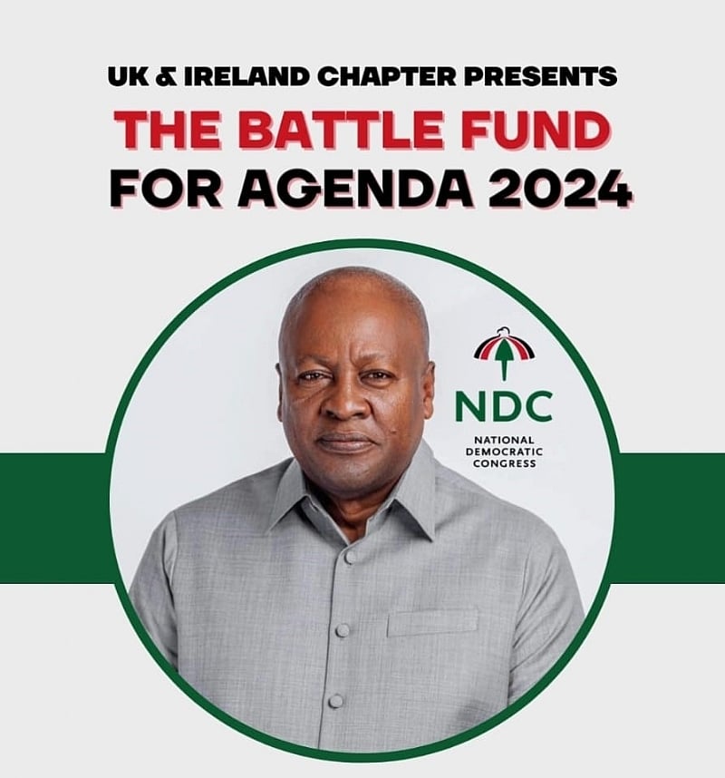 NDC UK & Ireland Chapter launches 2024 Election Battle Fund to raise £