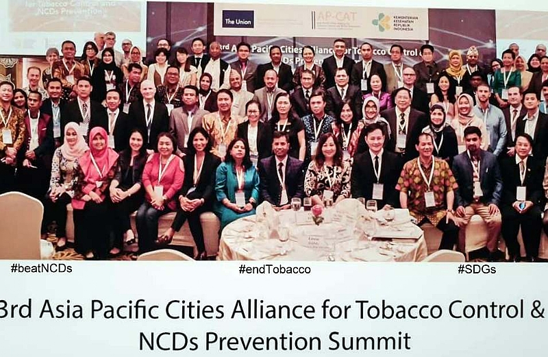 Local leaders from Asia Pacific nations commit to #endTobacco and #beatNCDs
