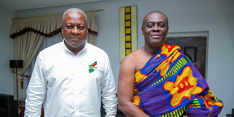 I am not NDC but anyone who says Mahama is not steering Ghana in the right d