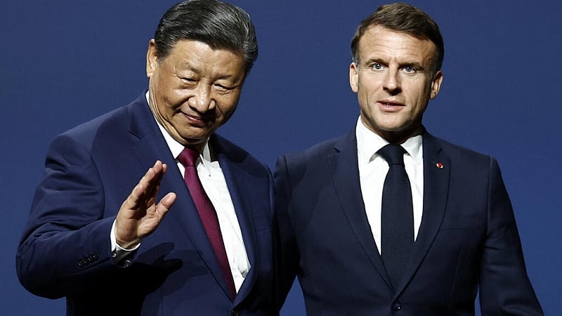 Macron begins China visit as Europe faces trade and security tensions