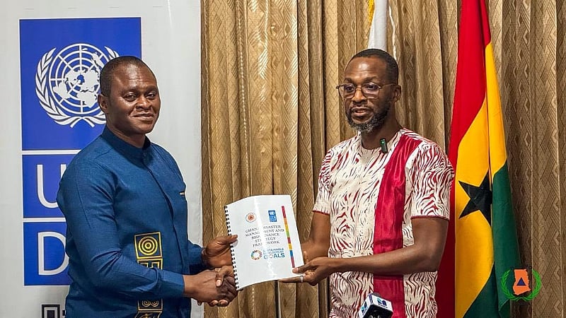 NADMO receives disaster risk financing framework from UNDP