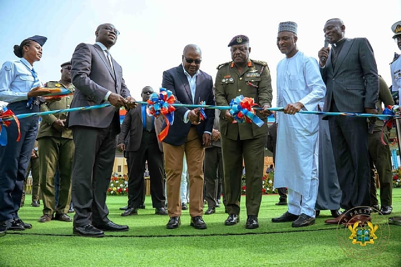 Mahama commissions a fleet vehicle for Ghana Armed Forces
