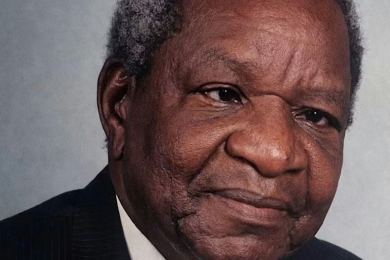 Edwin Mtei, Tanzania’s first central bank governor, left les...