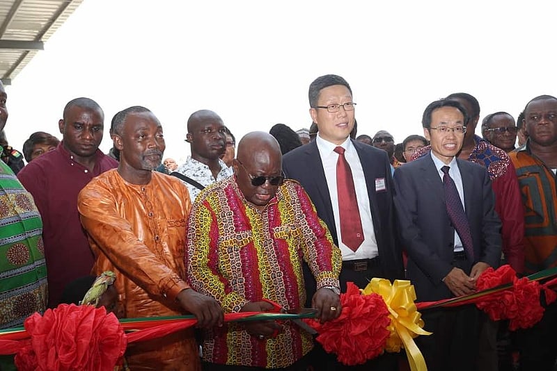 One District, One Factory: Akufo-Addo Opens Sunda Baby Diapers Factory