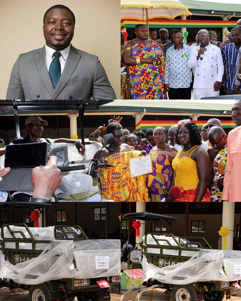 Ejisu MP supports Municipal Best Farmer with tricycle at 41st Farmers’ Day celebration