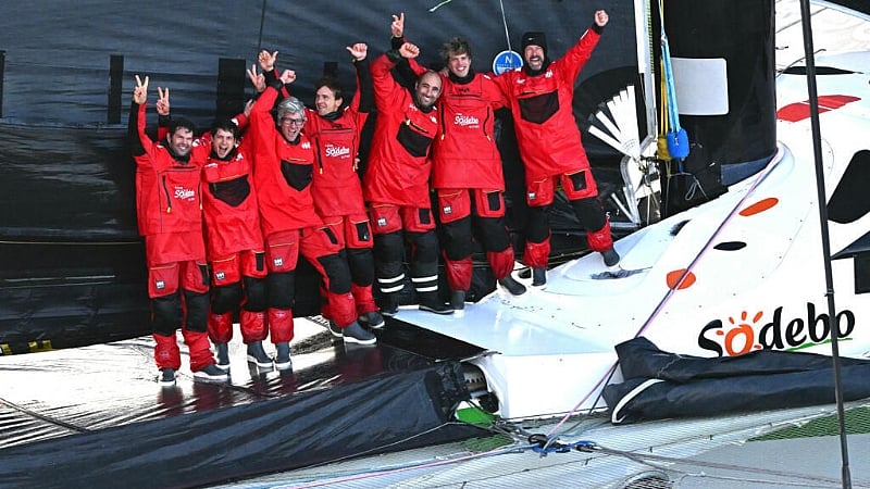 French skipper Coville sets new round-the-world sailing record