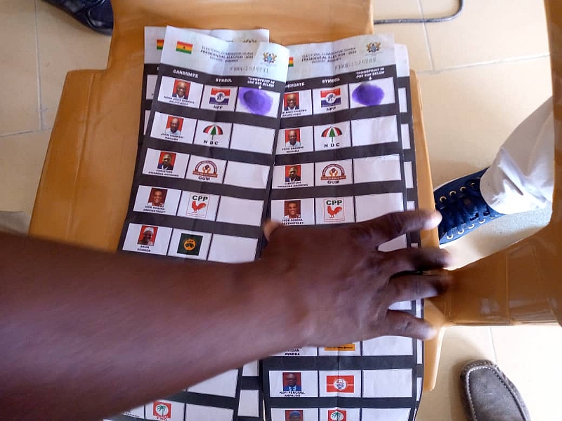 NDC Presents Evidence Of Alleged Thumb-printed Ballots