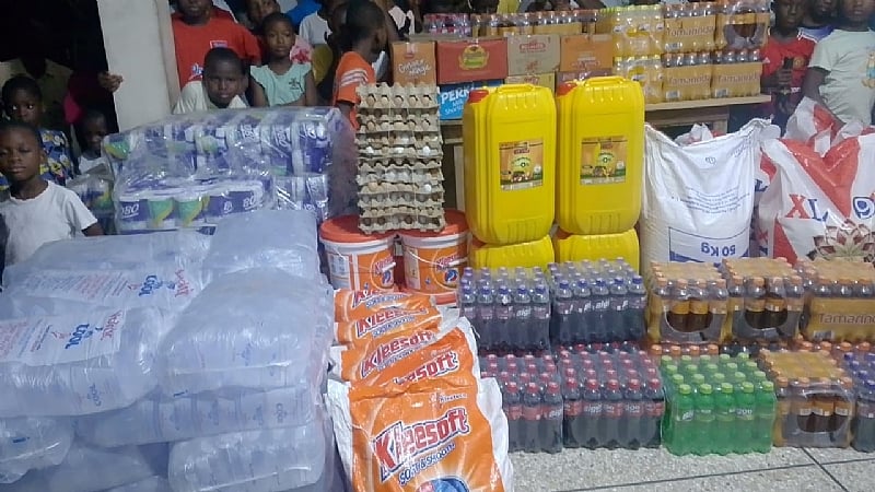 Ghana Post Leadership Extends Support to Village of Hope Orphanage