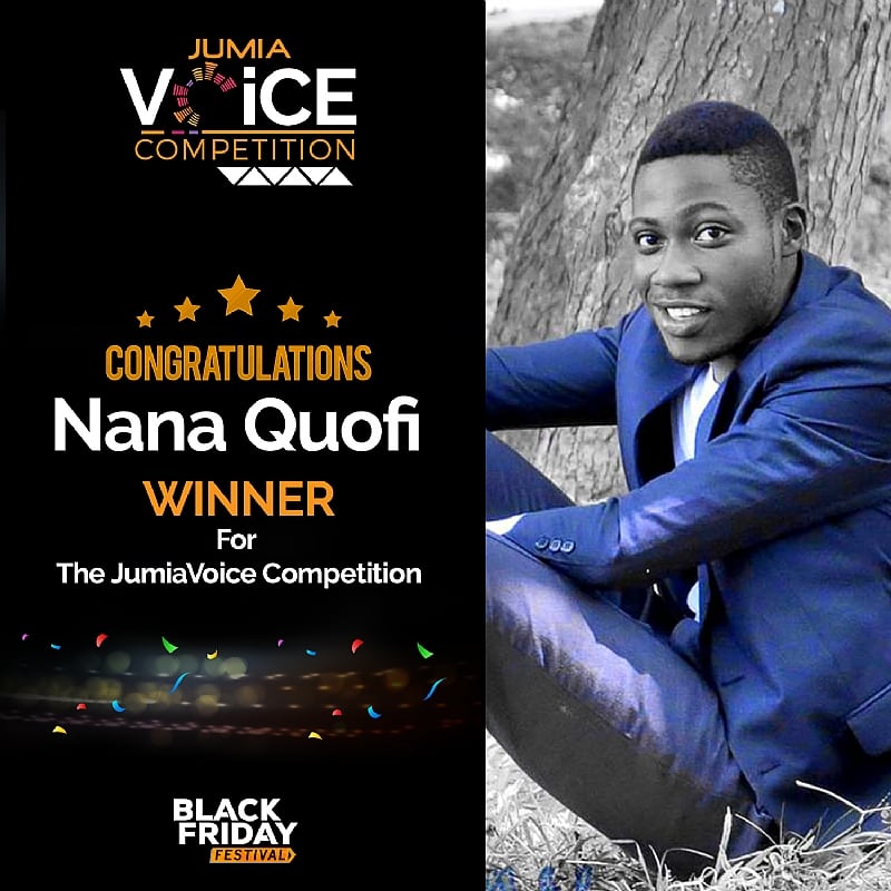 Winner Of Jumia Voice Competition Is Nana Quofi