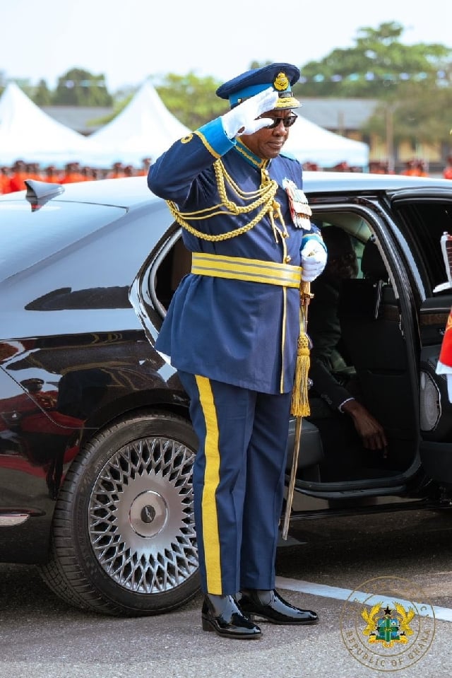 President Mahama attends graduation ceremony of Ghana Military Academy Cadets
