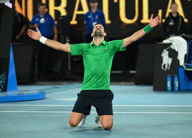 Djokovic & Alcaraz win five-set epics to reach Australian Op...