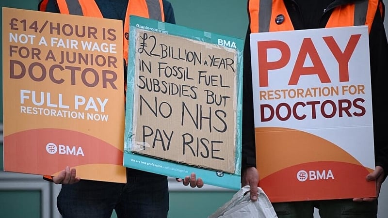 Doctors In England Begin Their Longest Strike In NHS History