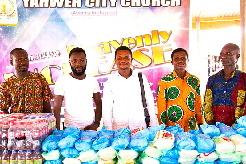  Ashanti  Region Yahweh City Church organises Christmas 