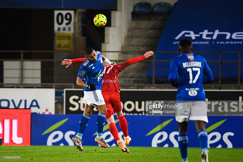 Ludovic AJORQUE of Racing Club de Strasbourg during the Ligue 1 match  News Photo - Getty Images