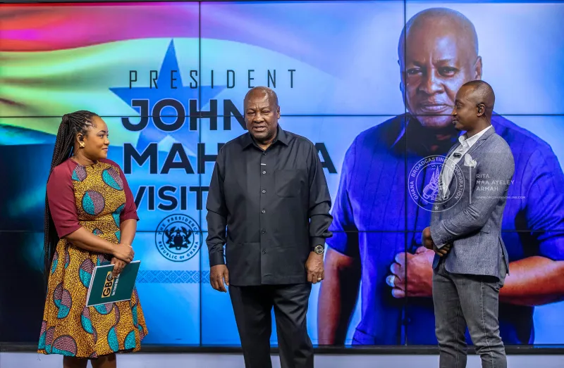 GBC staff demand reforms, leadership reset during Mahama’s visit