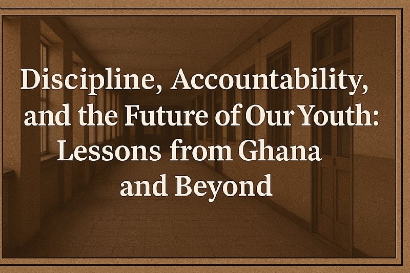 Discipline, Accountability, and the Future of Our Youth: