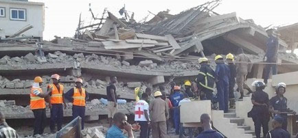 ACCRA NEW TOWN BUILDING COLLAPSE THREE KILLED AS UNFINISHED visual data 3
