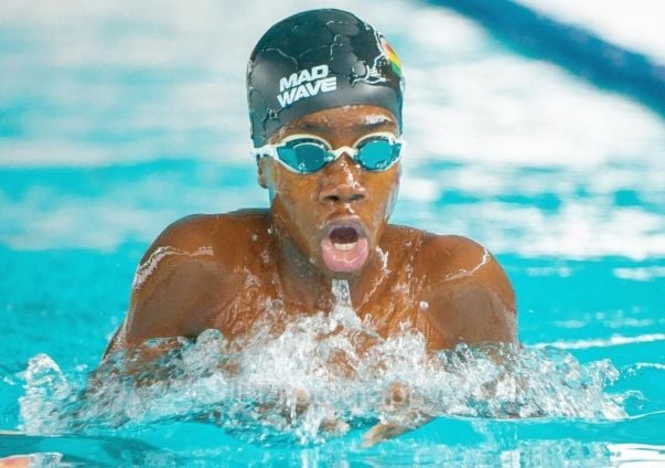 Swimming: Ghanaian prodigy Yamin Amankwah Boamah sets new pe...