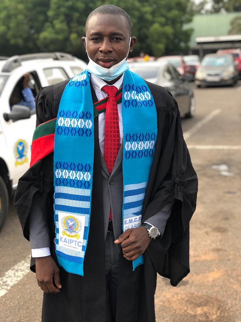 Former Sawla-Tuna-Kalba NPP Parliamentary Candidate graduates from KAIPC with MA Conflict, Peace & Security - Vimarsana News