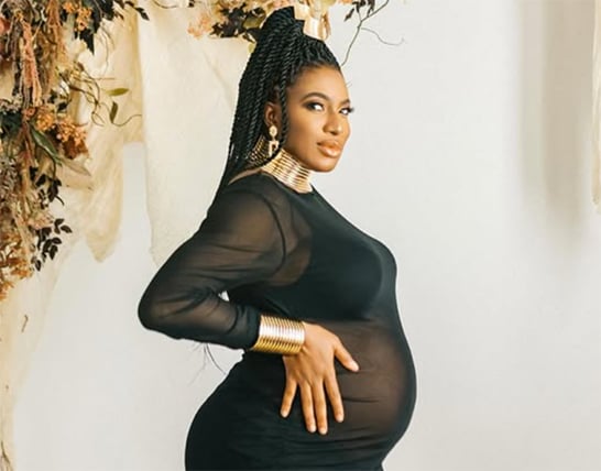 Chika Ike is pregnant at 39