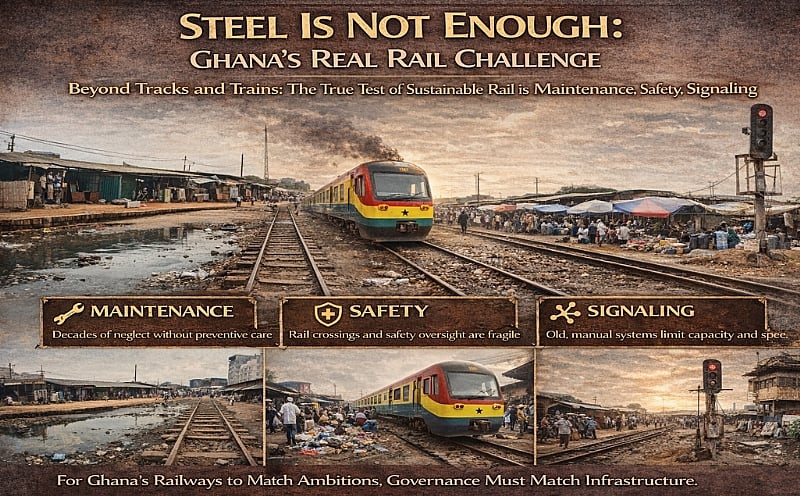 Steel Is Not Enough: Why Maintenance, Safety, and Signaling Remain Ghana’s Real Rail Challenge