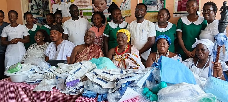 Kpando citizens in North America donate Medical Supplies to Kpando Gadza Hea