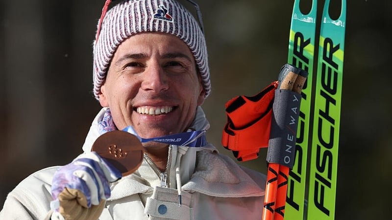 Biathlete Fillon Maillet wins ninth medal to enter French Olympic legend