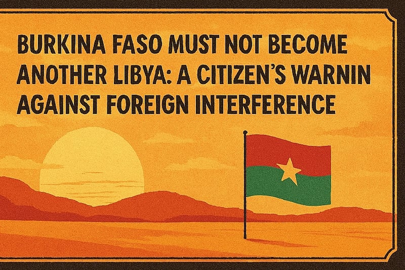 Burkina Faso Must Not Become Another Libya: A Citizen’s Warn...