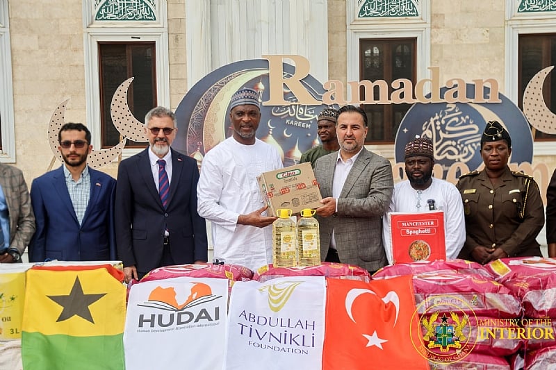 Interior Minister pledges stronger Ghana–Turkey ties at prison donation
