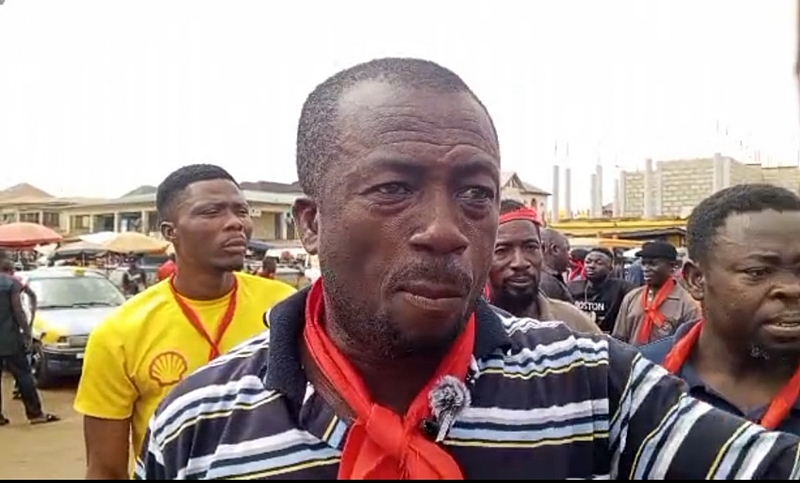 Berekum GPRTU drivers protest against assembly relocation directive