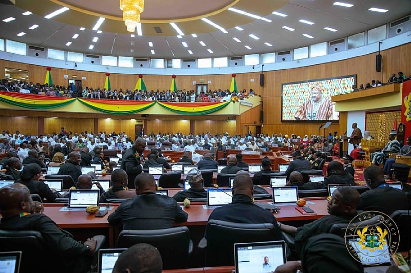 Parliament buzzes with drama as Mahama delivers SONA