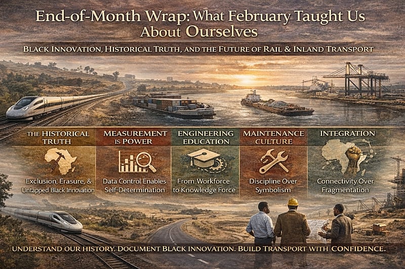 What February Taught Us About Ourselves: Black Innovation, Historical Truth, and the Future of Rail & Inland Transport