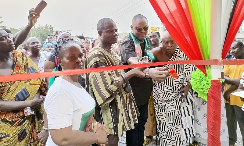 Dr. Kwamena Minta Nyarku commissions Kwawprow lorry station, renovates ...