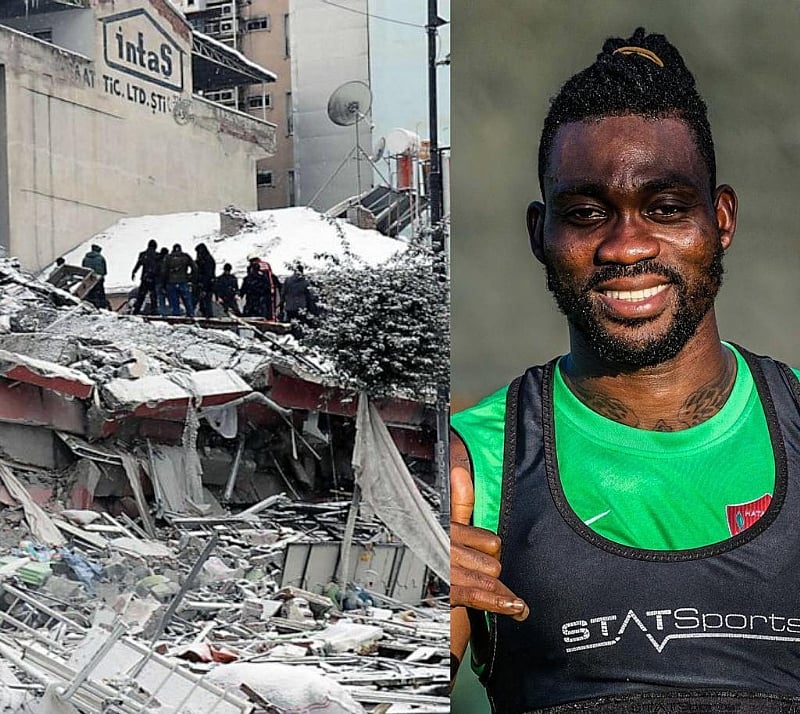 Earthquake in Turkey: Over 1000 people reported dead, Ghanaian player  Christian Atsu trapped