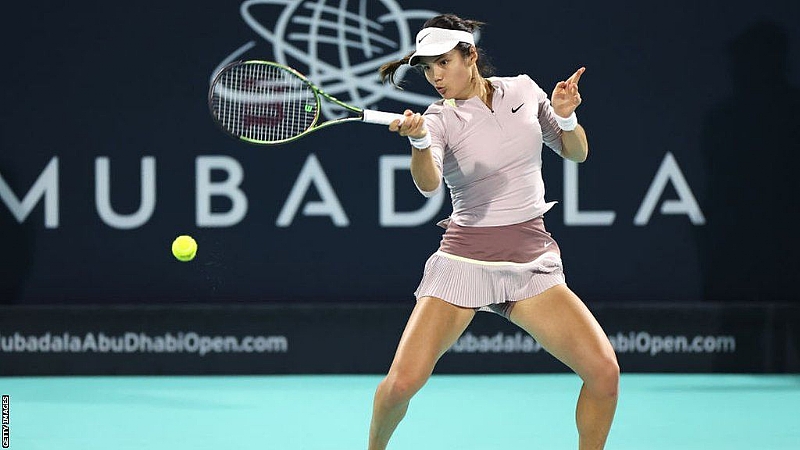 Abu Dhabi Open: Britain's Emma Raducanu beaten by Ons Jabeur